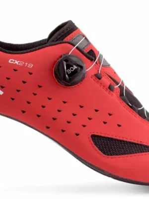 Nejprodávanější tretry LAKE CX219 Carbon červeno/bílé vel.42
