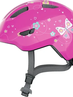 přilba ABUS Smiley 3.0 pink butterfly S Doprava Zdarma