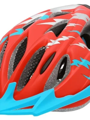 přilba RM Flash Junior červená vel. S 50-54cm Oblíbený