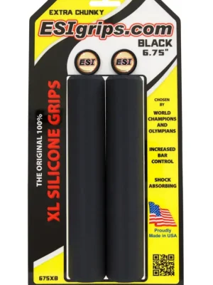 Gripy ESI Extra Chunky XL Black Akční Cena
