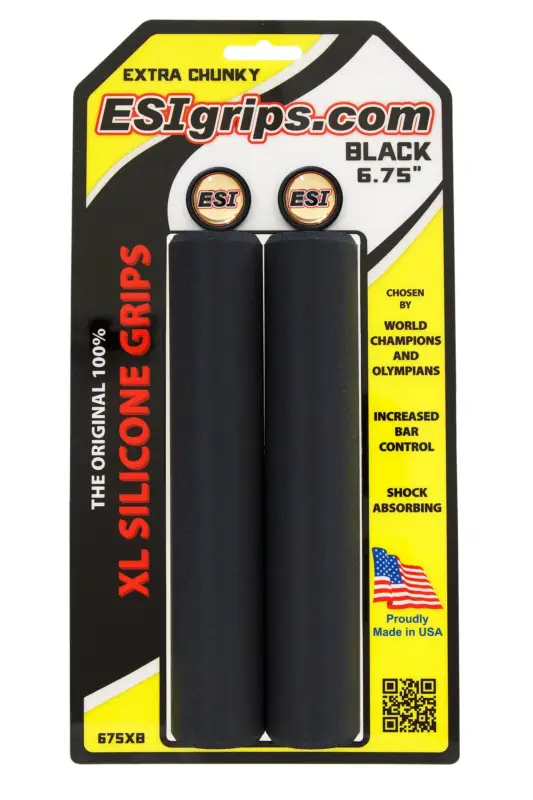 Gripy ESI Extra Chunky XL Black Akční Cena