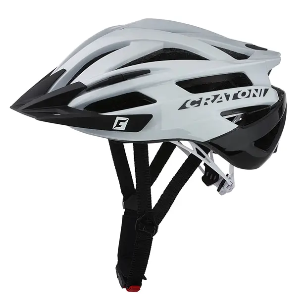 Cenově Výhodný Helma CRATONI Agravic White/Black Glossy - S/M (54-58cm)
