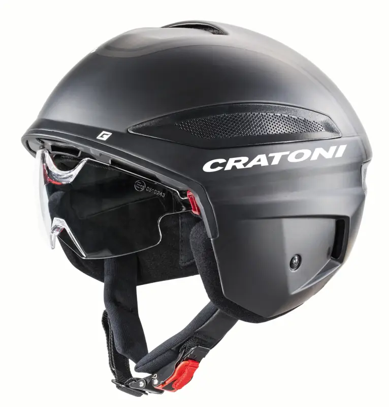 Helma CRATONI Vigor Black/Black Matt - M (56-57cm) Akční Nabídka