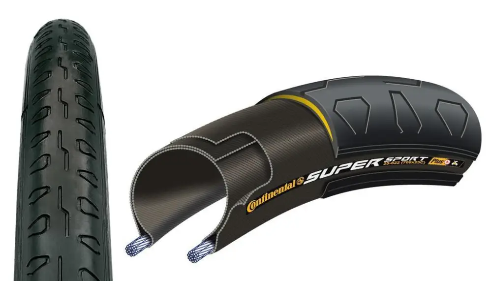 Plášť CONTINENTAL Super Sport drát - 27x1 1/8 Nízká Cena