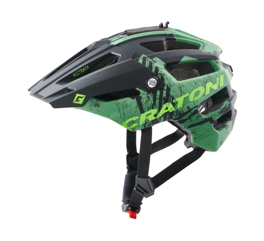 Helma CRATONI AllTrack Green Matt - S/M (54-58cm) Nová Kolekce