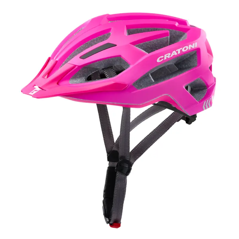 Helma CRATONI C-Flash Pink Matt - M/L (56-59cm) Nová Kolekce
