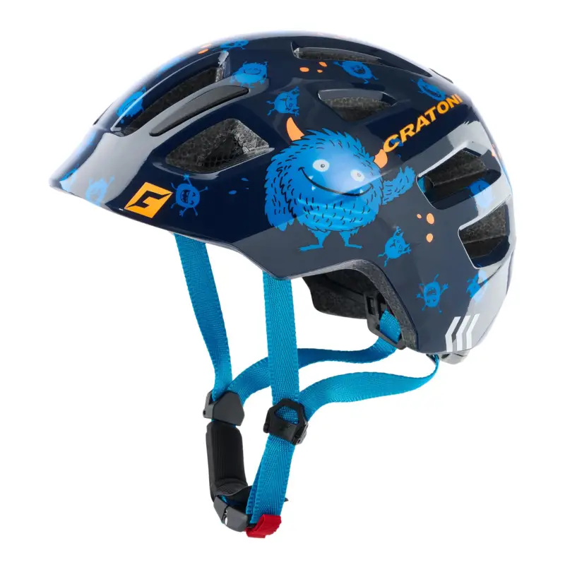 Jen Po Omezenou Doba Dětská helma CRATONI Maxster Monster Blue Glossy - S/M (51-56cm)