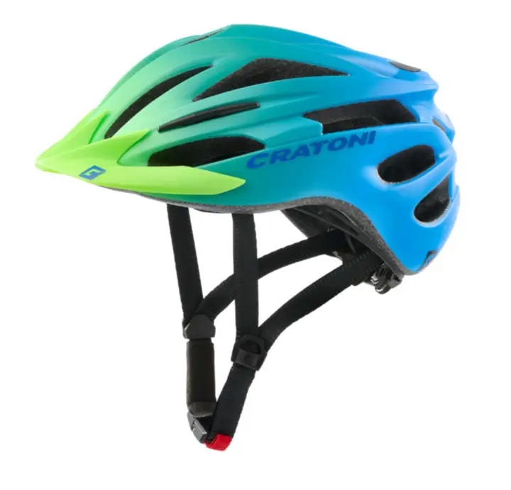 Bezpečná Platba Dětská helma CRATONI Pacer JR. Green/Blue Matt - XS/S (50-55cm)