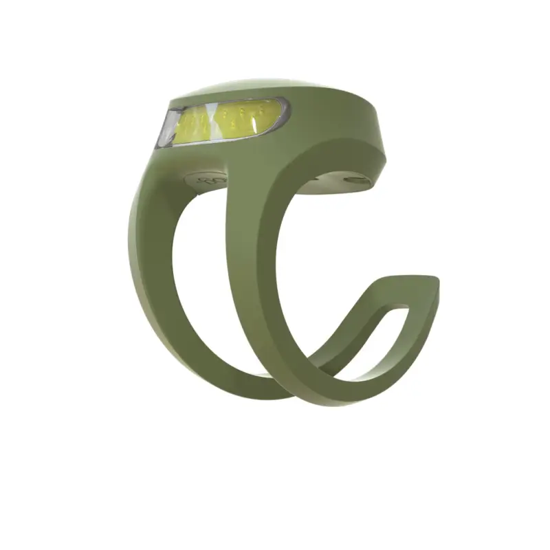 Přední blikačka KNOG Frog V3 - Army Jacket Green Must-Have