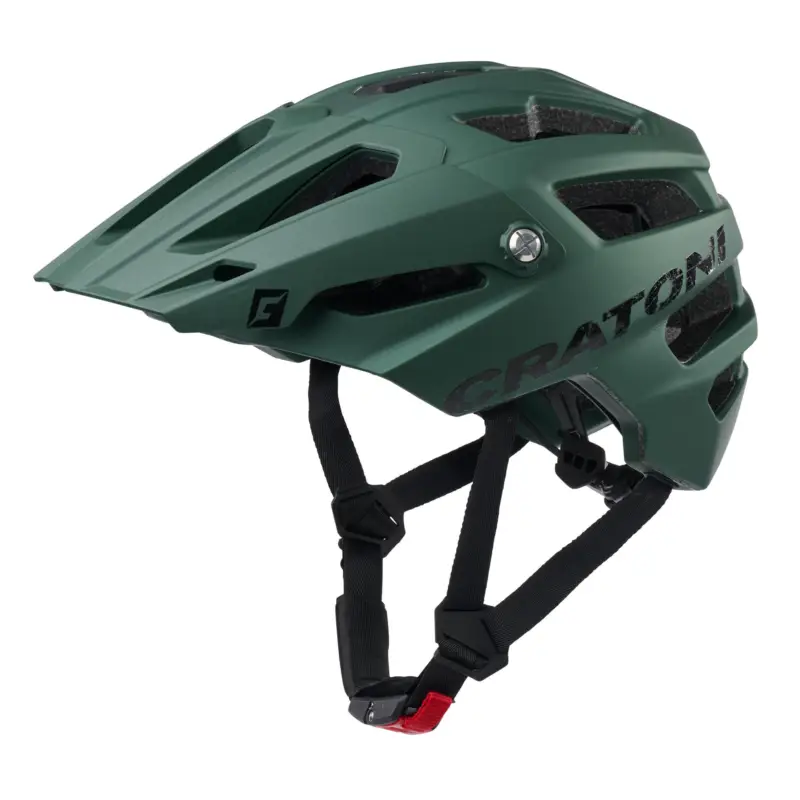 Helma CRATONI AllTrack Green/Metallic Matt - M/L (58-61cm) Doprava Zdarma
