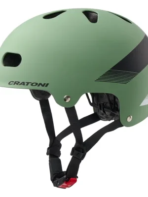 Značkový Dětská helma CRATONI C-Mate JR. Sage/Black Matt - S/M (54-58cm)