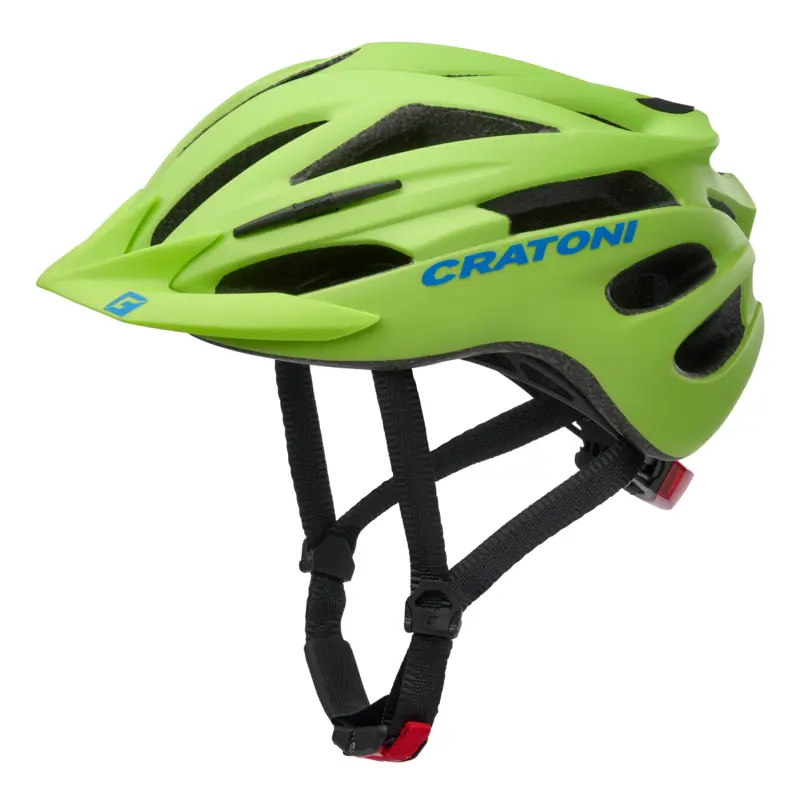 Dětská helma CRATONI Pacer JR. Lime/Blue Matt - XS/S (50-55cm) Jen Po Omezenou Doba