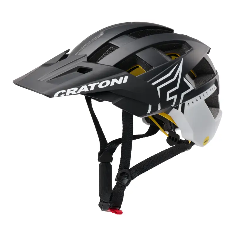 Akce Helma CRATONI AllSet Pro MIPS Black/White Matt - M/L (58-61cm)