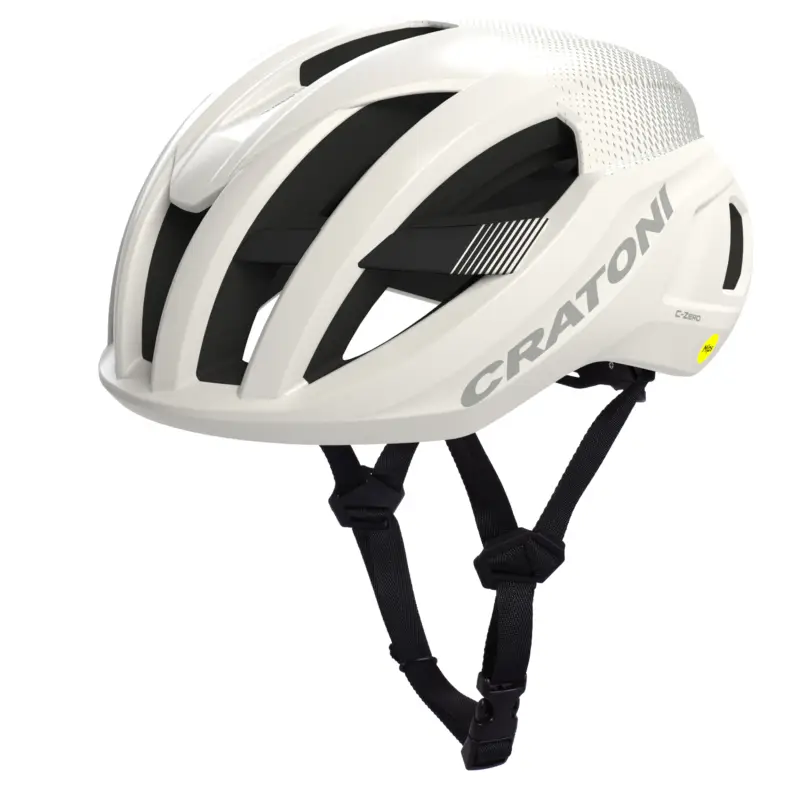 Helma CRATONI C-Zero MIPS White Glossy - M/L (56-58cm) Akční Nabídka