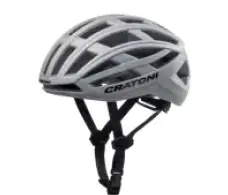 Helma CRATONI C-Airlite Silver/Grey Matt - M/L (56-58cm) Akční Nabídka
