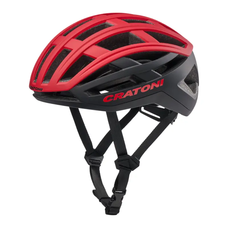 Helma CRATONI C-Airlite Red/Black Matt - L/XL (58-61cm) Sezónní Sleva