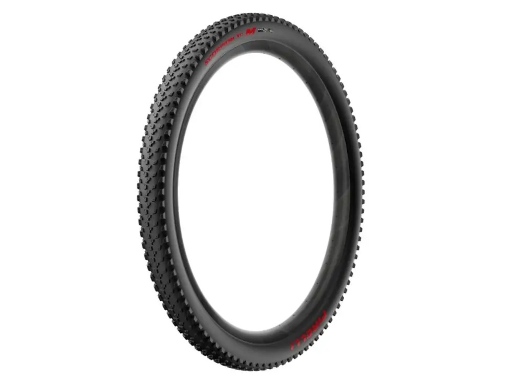 Plášť Pirelli Scorpion™ XC M, 29x2.4, ProWALL,120tpi, Race XC Compound, červené nápisy Levný