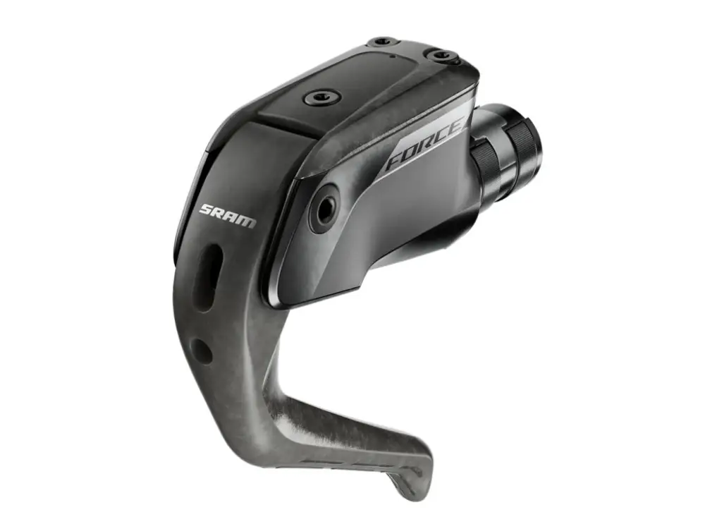 Kotoučová brzda SRAM Force E1 Aero, Stealth-A-Majig Connected, přední třmen, brake lever, Oblíbený