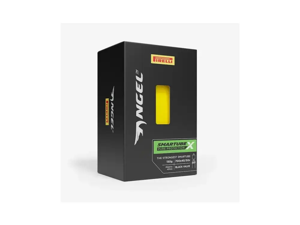 Duše Pirelli Angel™ SmarTUBE X, 42/62-622, AV 42mm, žlutá s černým ventilkem Zlevněný
