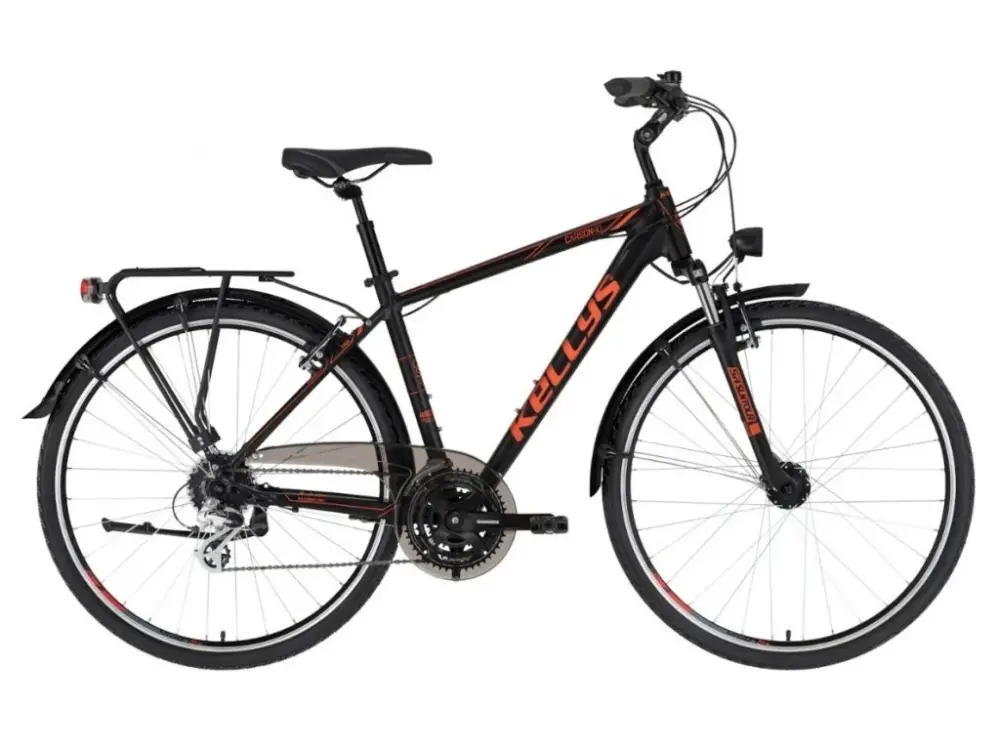 Kellys carson 40 2023 Black/Orange Nízká Cena