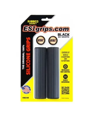 ESI gripy Ribbed Chunky Black Horká Nabídka
