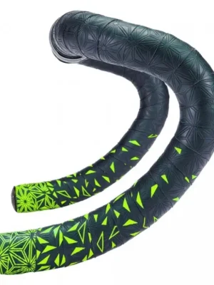 Omotávka Supacaz Super Sticky Kush Star Fade Star Fade Neon Yellow Vrácení Zdarma