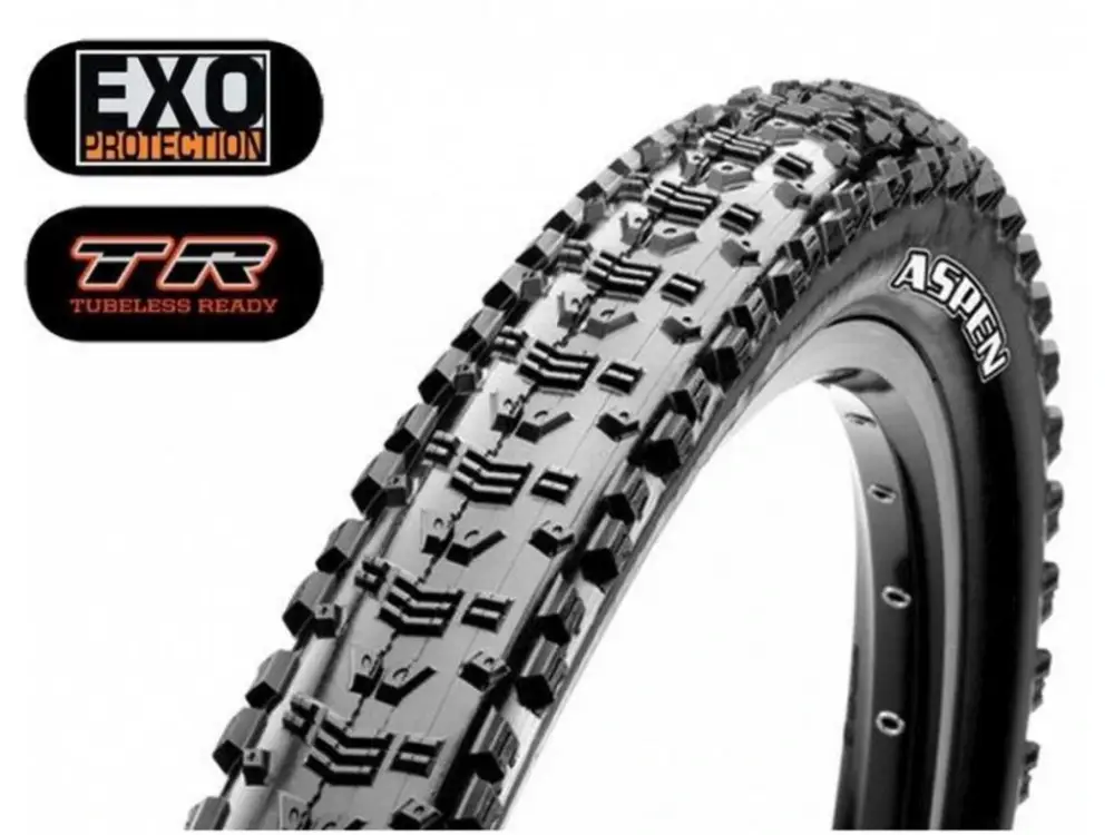 Nízká Cena Plášť Maxxis Aspen kevlar EXO TR Black