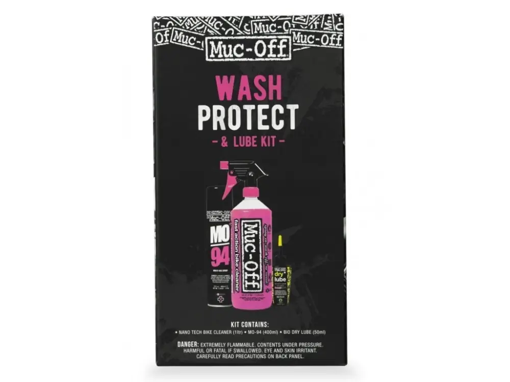Doprava Zdarma MUC-OFF WASH, PROTECT & LUBE DRY KIT - Základní sada pro mytí, ochranu a lubrikaci kol