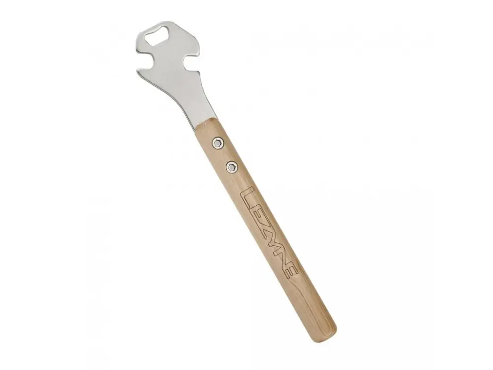 Značkový Lezyne klíč na pedály classic Pedal Rod Nickel/Wood