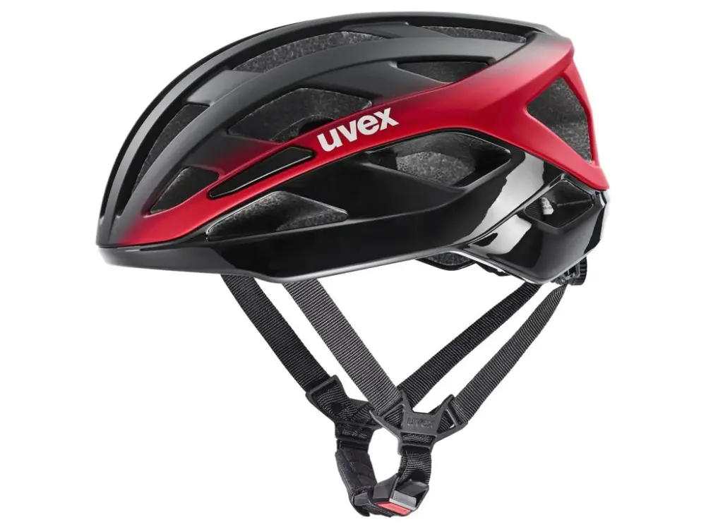 Akce Uvex helma i-Volute Black/Red Matt
