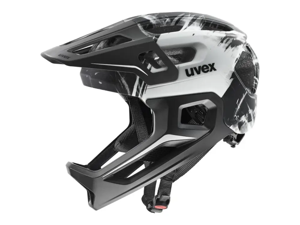 Nejlepší Cena Uvex helma React JR Fullface Black/White Matt