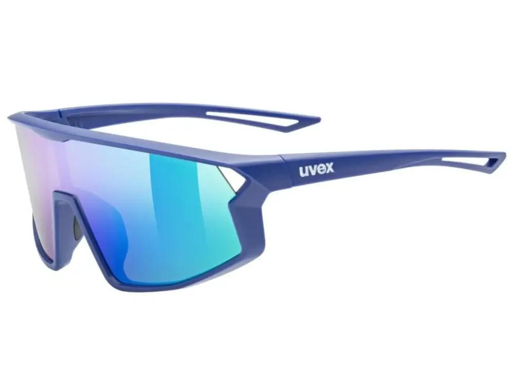 Originální Uvex brýle Skyryse Jr. Blue Matt/Mirror Green