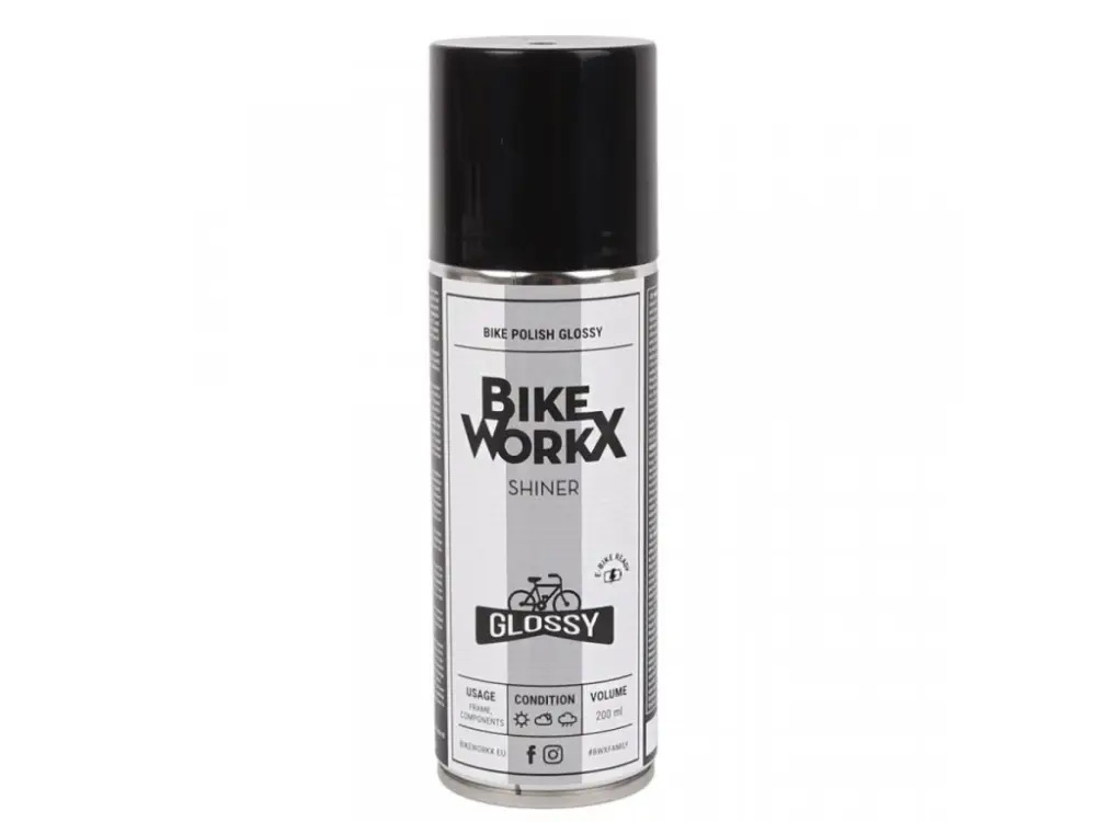 BikeWorkX Shiner Glossy Sprej 200ml Sezónní Sleva
