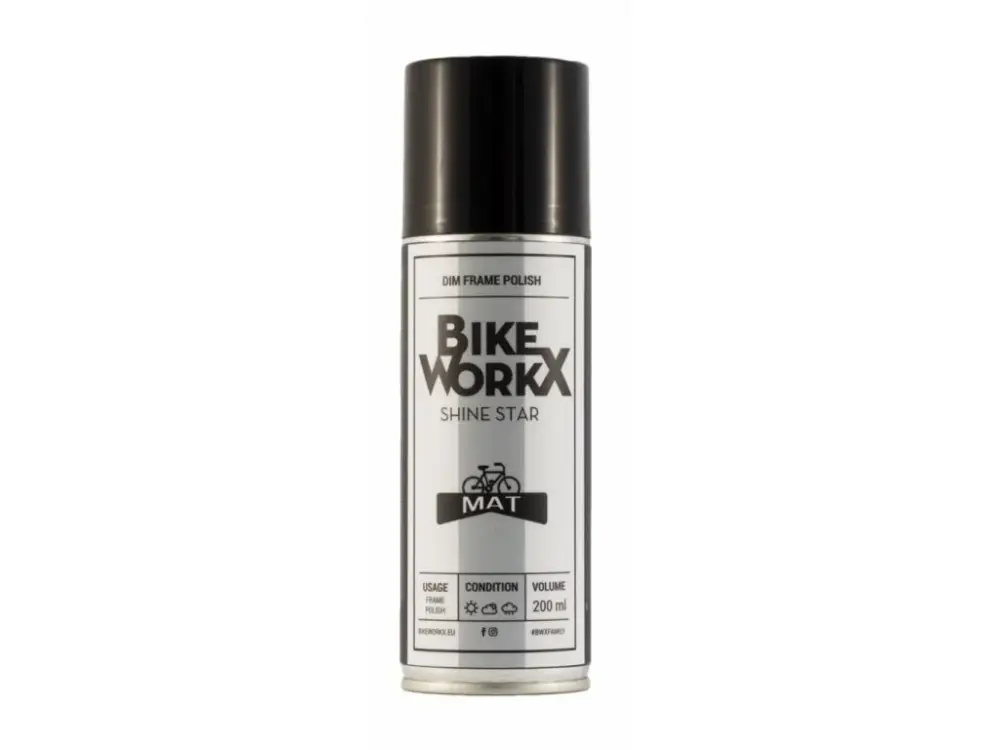 Finální Výprodej čistič BikeWorkX Shine Star MAT 200ml