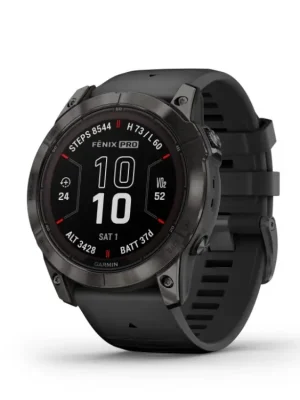 Garmin Fenix 7X PRO Sapphire Solar Carbon Gray Ti/Black Band Sezónní Sleva