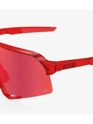 Značkový Brýle 100% S3 LE PEter Sagan Gloss Translucent Red/Hiper Red Mirror Lens