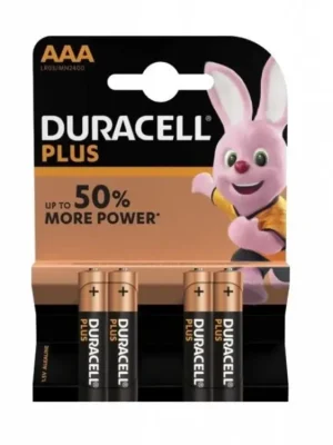 Duracell Baterie mikrotužkové AAA Basic 4 kusy Akce