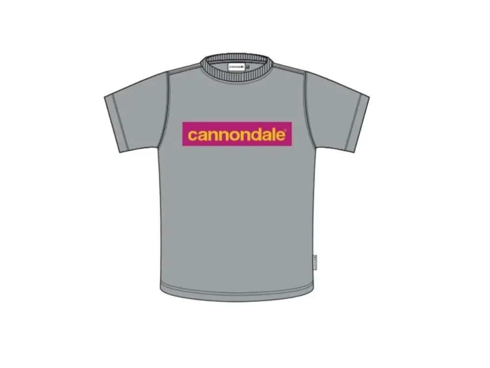 Cannondale triko Lifestyle T-Shirt Grey/Pink Speciální Cena