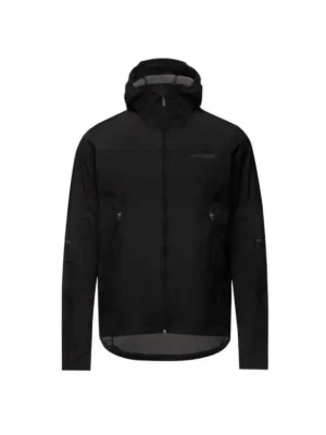 Gore bunda Fernflow Hooded Windbreaker Black Sleva