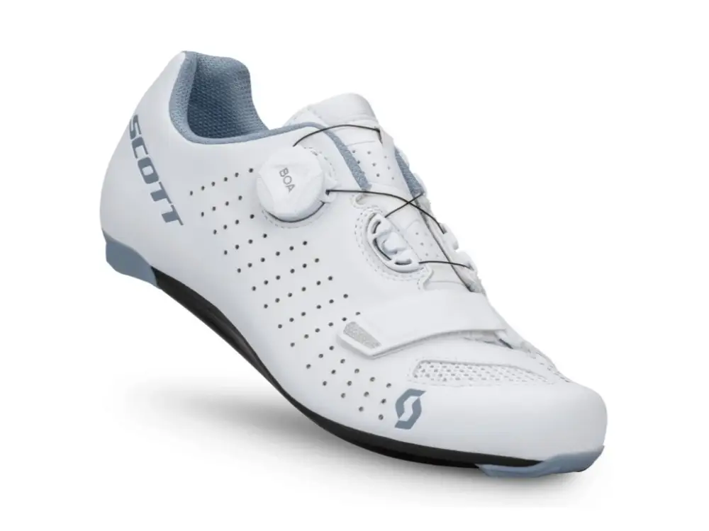 Dokud Zásoby Vydrží Scott tretry W's Road Comp Boa Matt White/Light Blue