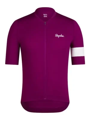 Vrácení Zdarma Rapha dres Core Lightweight Jersey purple-white