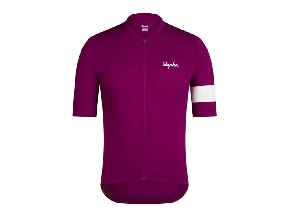 Vrácení Zdarma Rapha dres Core Lightweight Jersey purple-white