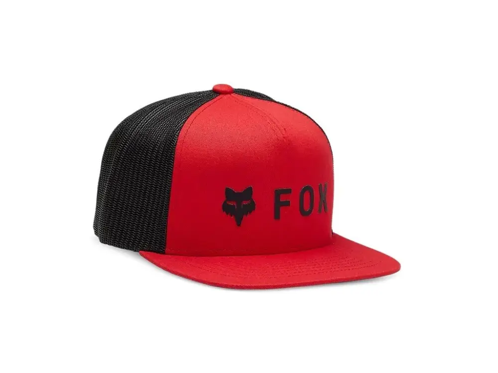FOX čepice Absolute Mesh Snapback Flame Red Levný