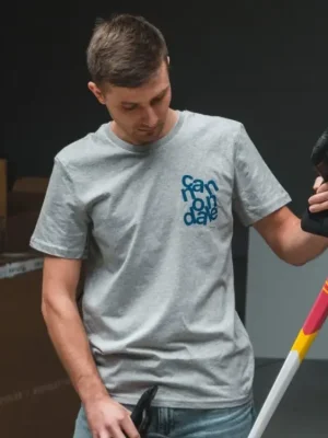 Cannondale triko Lifestyle T-Shirt Grey/Blue Nejlepší Volba