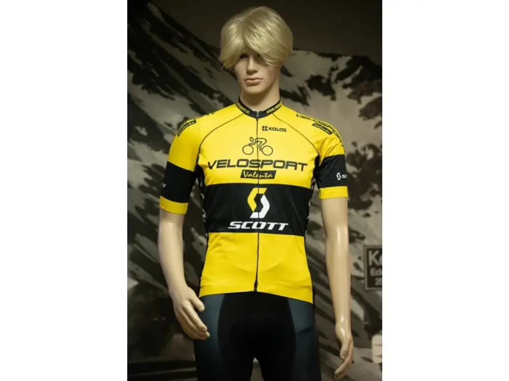 Dres Velosport Dres PRO 66 Carbon Z1 Team Yellow Black Přímo Od Výrobce
