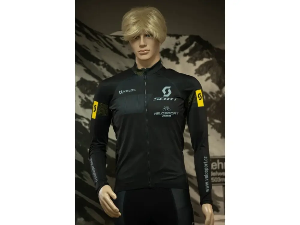 dres dlouhý rukáv Velosport PRO 33 Temps Team Black Sleva