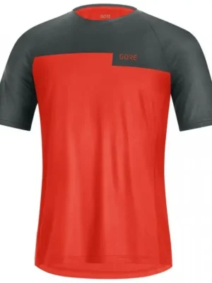 Aktuální Dres GORE Trail Shirt Fireball/Urban Grey