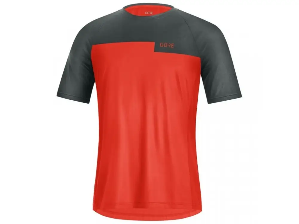Aktuální Dres GORE Trail Shirt Fireball/Urban Grey