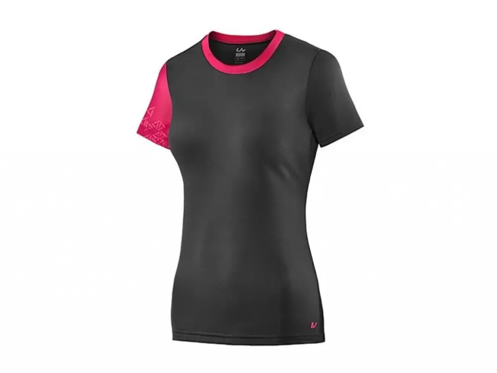 Nízká Cena Dámský dres LIV Energize S/S Jersey Black/Virtual Pink