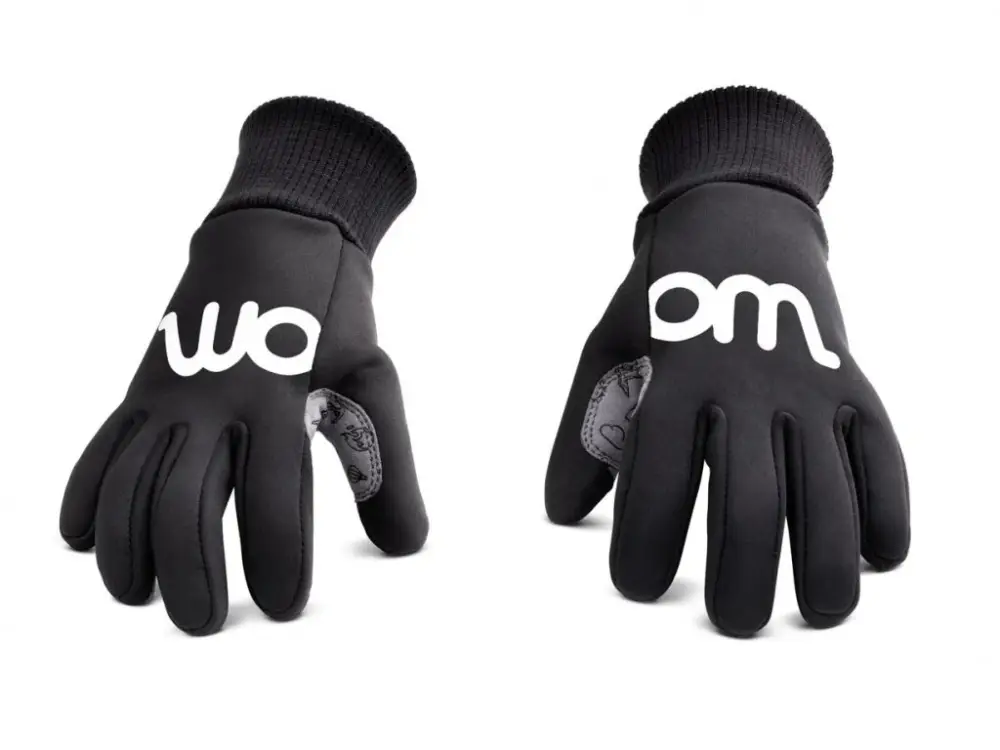 Autentický zimní rukavice woom WARM TENS Bike Gloves Black